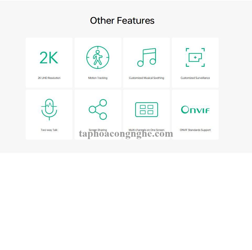 Reoqoo x10b 2K UHD Ai 360 P / T Camera trong nhà nhìn màu ban đêm phát hiện em bé khóc khói cháy trò chuyện thoại H265 Onvif 8s CLOUD lưu trữ video 28815 xt-x10b 10028815